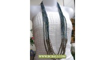6 Layer Necklace Fashion Paua Beading